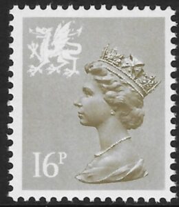 W43a 16p phos drab Type 1 perf 15 x 14 Questa U/M (MNH)