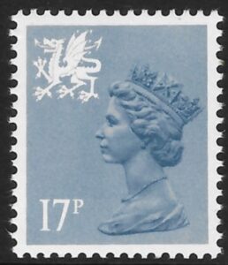 W44  17p  phos.  grey blue  Type 1  Questa  U/M (MNH)
