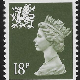 W47   18p  phos. deep olive grey  Questa  U/M (MNH)
