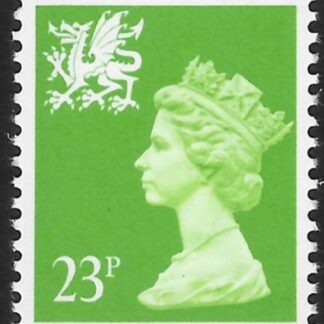 W57  23p  phos. bright green  Questa  U/M (MNH)