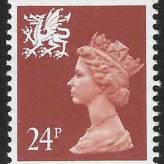 W58  24p  phos. indian red  Questa  U/M (MNH)