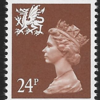 W59b  24p 2B  chestnut  perf 14  Questa  U/M (MNH)