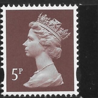 U3072  5p  2B  reddish brown 'M19L'   'MPIL'  DY31 ISP U/M (MNH)