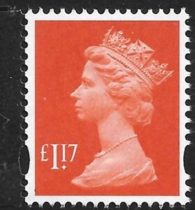 U3084 £1.17 2B orange-red M19L MPIL  DY31 ISP U/M MNH)