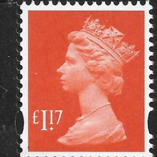 U3084 £1.17 2B orange-red M19L MPIL  DY31 ISP U/M MNH)