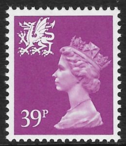 W69 39p phos. bright mauve Questa U/M (MNH)