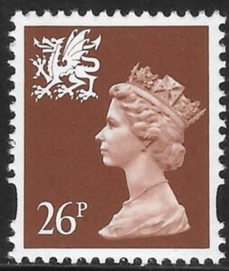 W74 26p 2B red brown Questa U/M (MNH)