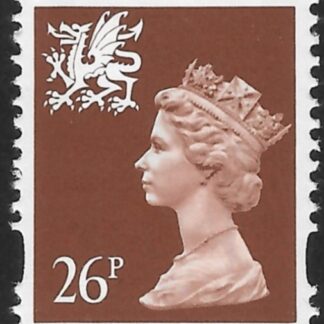 W74  26p 2B red brown  Questa  U/M (MNH)
