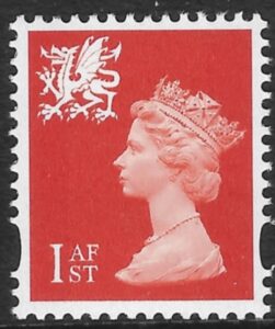 W97 1st orange red perf 14   Walsall  U/M (MNH)