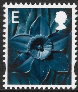W100  'E'  daffodil  DLR  U/M (MNH)