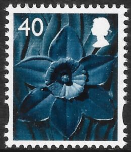 W101 40p 2B daffodil DLR U/M (MNH)