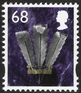 W108 68p 2B feathers DLR U/M (MNH)