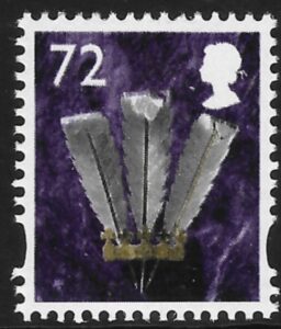 W109 72p 2B feathers DLR U/M (MNH)
