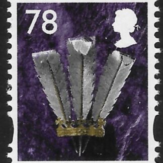 W110  78p 2B  feathers  DLR  U/M (MNH)