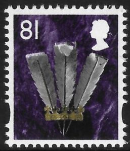 W111 81p 2B feathers DLR U/M (MNH)