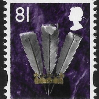 W111  81p 2B  feathers  DLR  U/M (MNH)