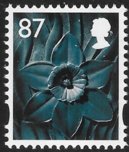 W124 87p 2B daffodil Cartor U/M (MNH)