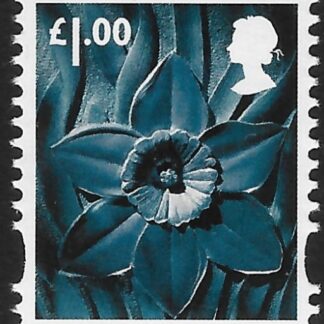 W127   £1.00  2B  daffodil  Cartor  U/M (MNH)