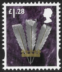 W134   £1.28  2B  feathers  Cartor  U/M (MNH)