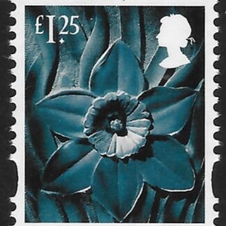 W152  £1.25  daffodil   (revised typeface) ISP  U/M (MNH)