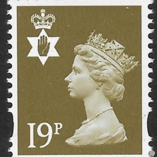NI78 19p bistre CB  Walsall U/M (MNH)