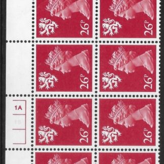 S 49 Scotland  26p  phos.  rosine.  cyld 1A 1B no dot Waddington U/M (MNH)