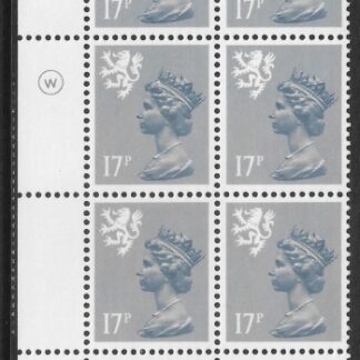 S 43  Scotland 17p phos. grey blue. Type 2 cyld. 3A 5B  Waddington  U/M (MNH)