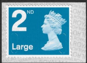 U3031 2nd Large bright blue MBIL M19L SBP T3 Walsall U/M (MNH)