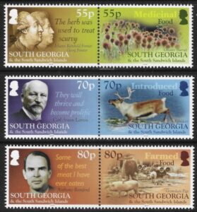 2019 South Georgia. SG.731-6 Food. set 6 values U/M (MNH)
