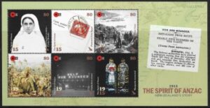 2015 New Zealand  MS.3673  Centenary WW1 2nd Issue mini sheet. U/M (MNH)