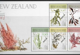 2014  New Zealand  MS3534  Native Sea Weeds. mini sheet U/M (MNH)