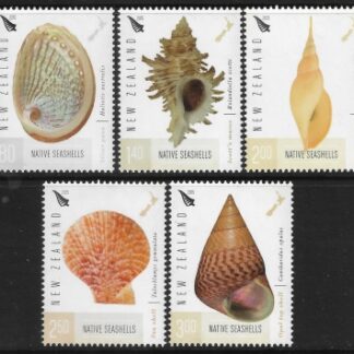 2015  New Zealand  SG.3678-82  Native sea shells set 5 values U/M (MNH)