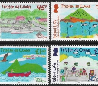 2019 Tristan Da Cunha  SG.1260-3  Through Their Eyes   set 4 values U/M (MNH)