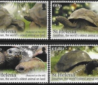 2019 St. Helena  SG.1289-92 Jonathan The Oldest Living Animal on Land. set 4 values U/M (MNH)