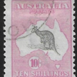 1917  Australia  SG.43  10/-  grey and pink