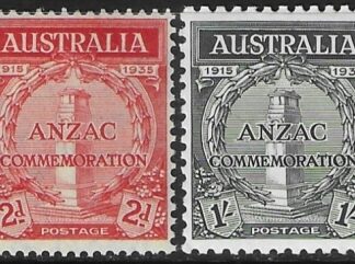 1935  Australia  SG.154-5  20th Anniversay of Gallipoli Landing. set 2 values U/M (MNH)
