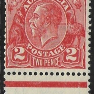 1931  Australia  SG.127  2d Golden Scarlet U/M (MNH)