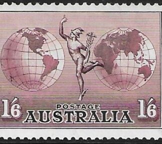 1937  Australia  SG.153a  1/6d dull purple perf 13½d x 14  watermark C of A   U/M  (MNH)