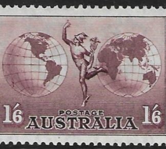 1948  Australia  SG.153ab  1/6d dull purple. ordinary paper. U/M (MNH)