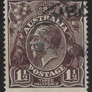 1918  Australia  SG.58  1½d black-brown  fine used.