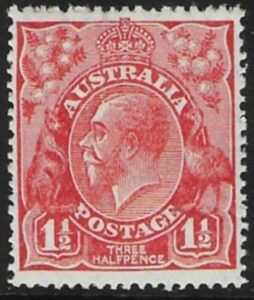 1926 Australia SG.87 1½d scarlet U/M (MNH)