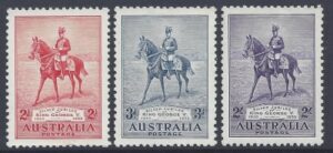 1935 Australia  SG.156-8  Silver Jubilee  U/M (MNH)
