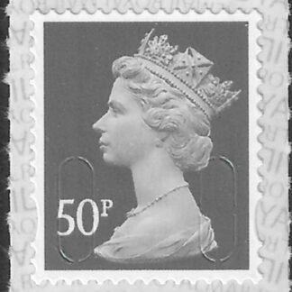 U2925  50p grey  2B  'M19L' SBP s/L  ISP  U/M (MNH)