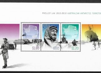 2012 Australian Antarctic Territories MS.217  Birth Centenary of Dr. Philip Law. mini sheet  U/M (MNH)