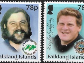 2019 Falkland Islands SG.1440-1  Support Charities  2 values U/M (MNH)