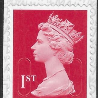 U3029  1st bright scarlet 2B  M19L MTIL  SBP T2  Walsall (ISP) U/M (MNH)