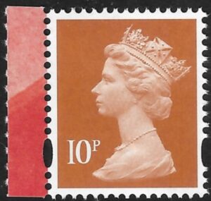U3074  10p  2B dull orange  'M19L'  'MPIL'  DY32   ISP  U/M (MNH)
