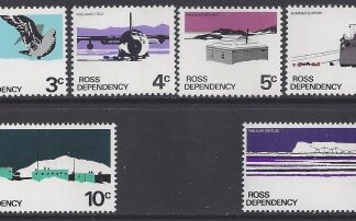 1972 Ross Dependency SG.9a-14a  various designs.  on chalky paper.  set of 6 values U/M (MNH)