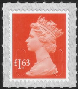 U2949a £1.63 2B orange red M20L SBP s/L Walsall U/M (MNH)