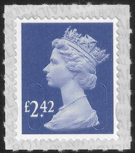 U2960 £2.42 2B Violet M20L SBP s/L Walsall U/M (MNH)